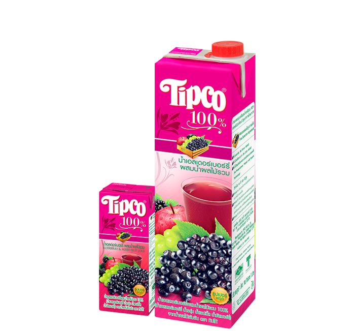 100% Elderberry & Mixed Fruit Juice